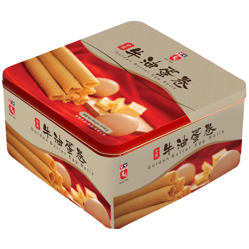金裝牛油蛋卷(鐵盒裝) 454克