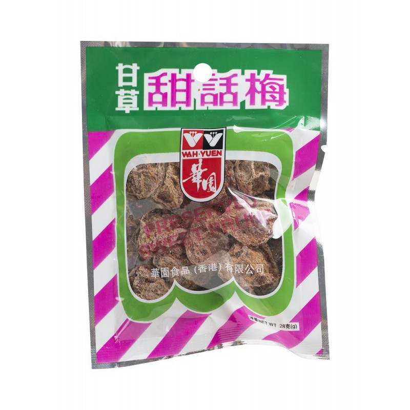 甘草甜話梅 中 28克